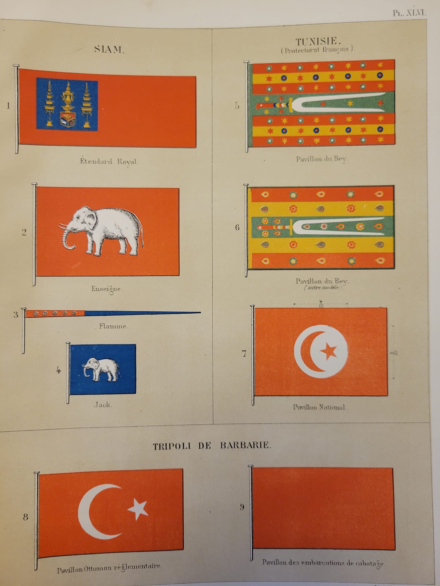 Fフランス軍＊1790～1794年トリコロール旗（真贋不明