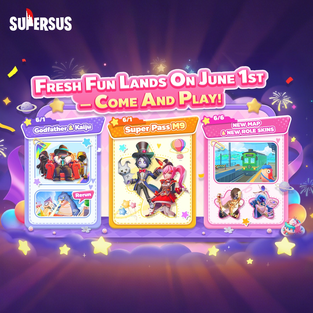 Super Sus - 🎉 Fresh Fun Lands on June 1st! 🎉 June is... | Facebook