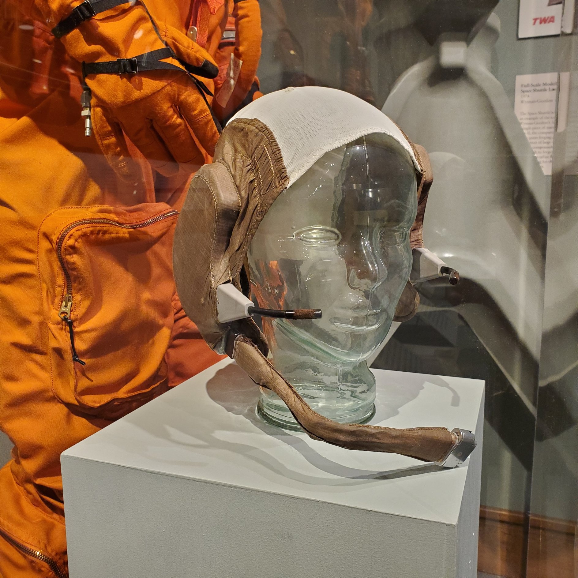 Vintage Plantronics headsets used in Apollo missions