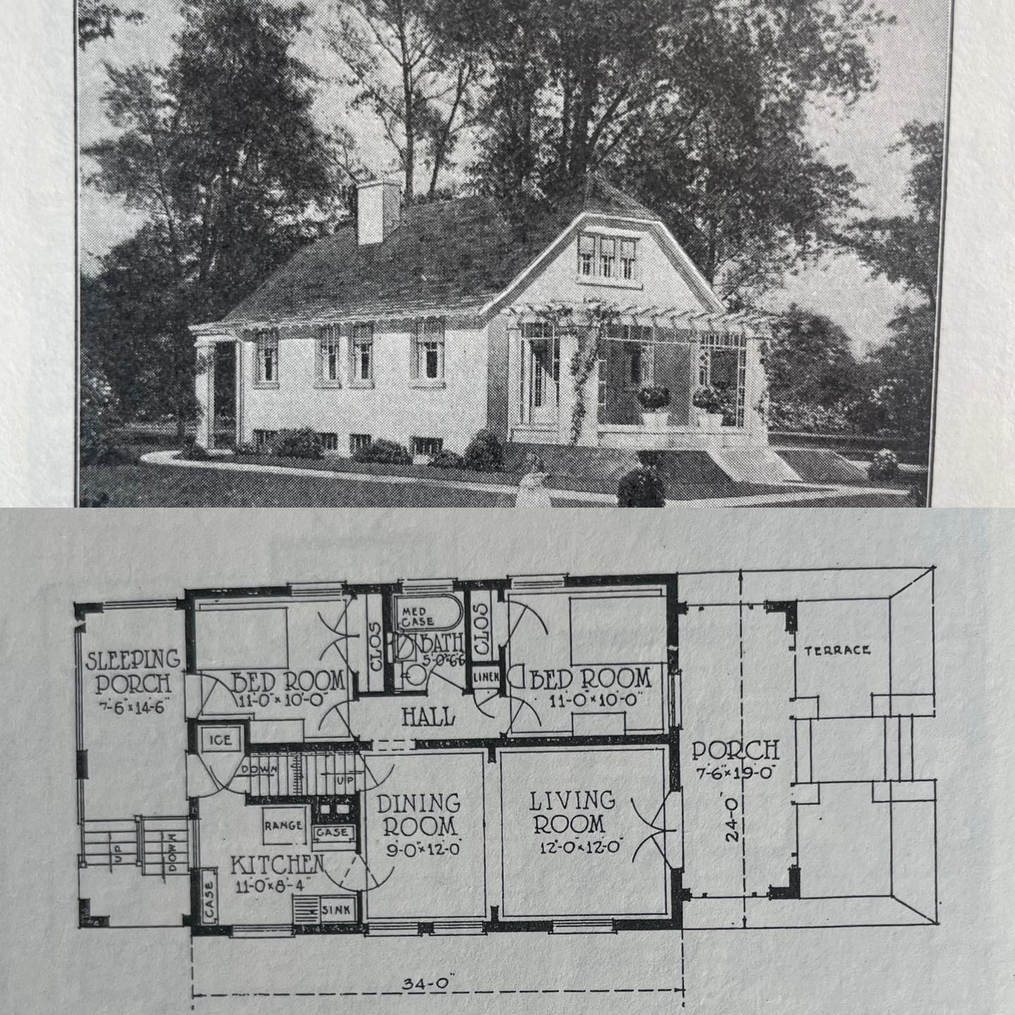 Gardens to Gables - Historic House Plans: A “handsome” little bungalow ...