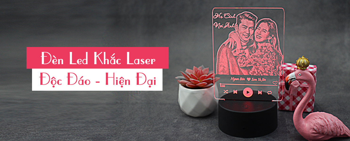 Đèn Ngủ Led 3d Khắc Hình Theo Yêu Cầu - Quà Tặng Legonna | Binh Thanh