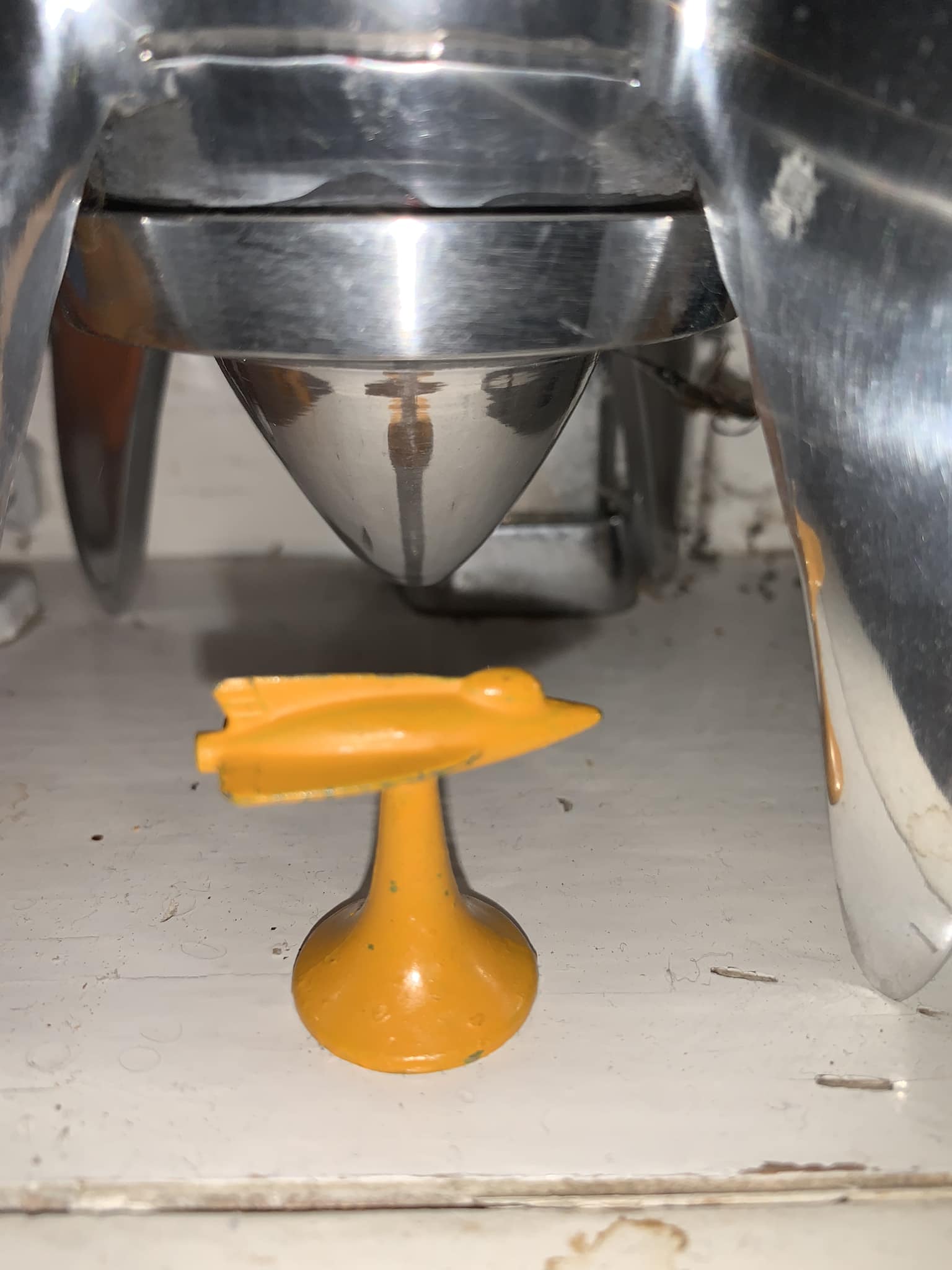 From Rocket USA. Three tin Retro Rockets. Friction powered