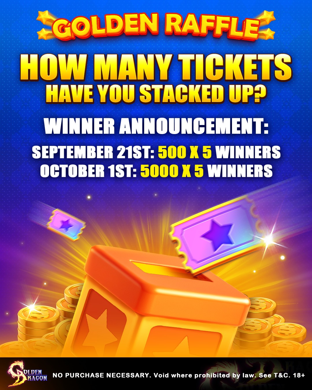 🎈 Golden Raffle Event 🎈... - Golden Dragon: Makes It Happen | Facebook