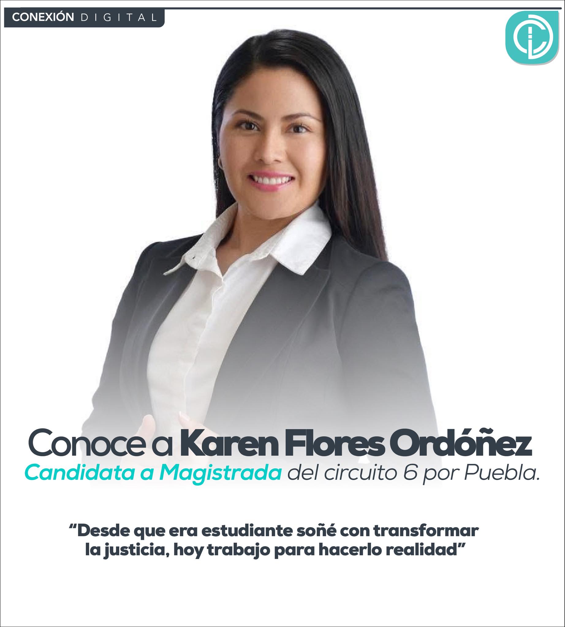 Conexión - #Decisiones2025 || Ella es Karen Flores Ordoñez; candidata a ...