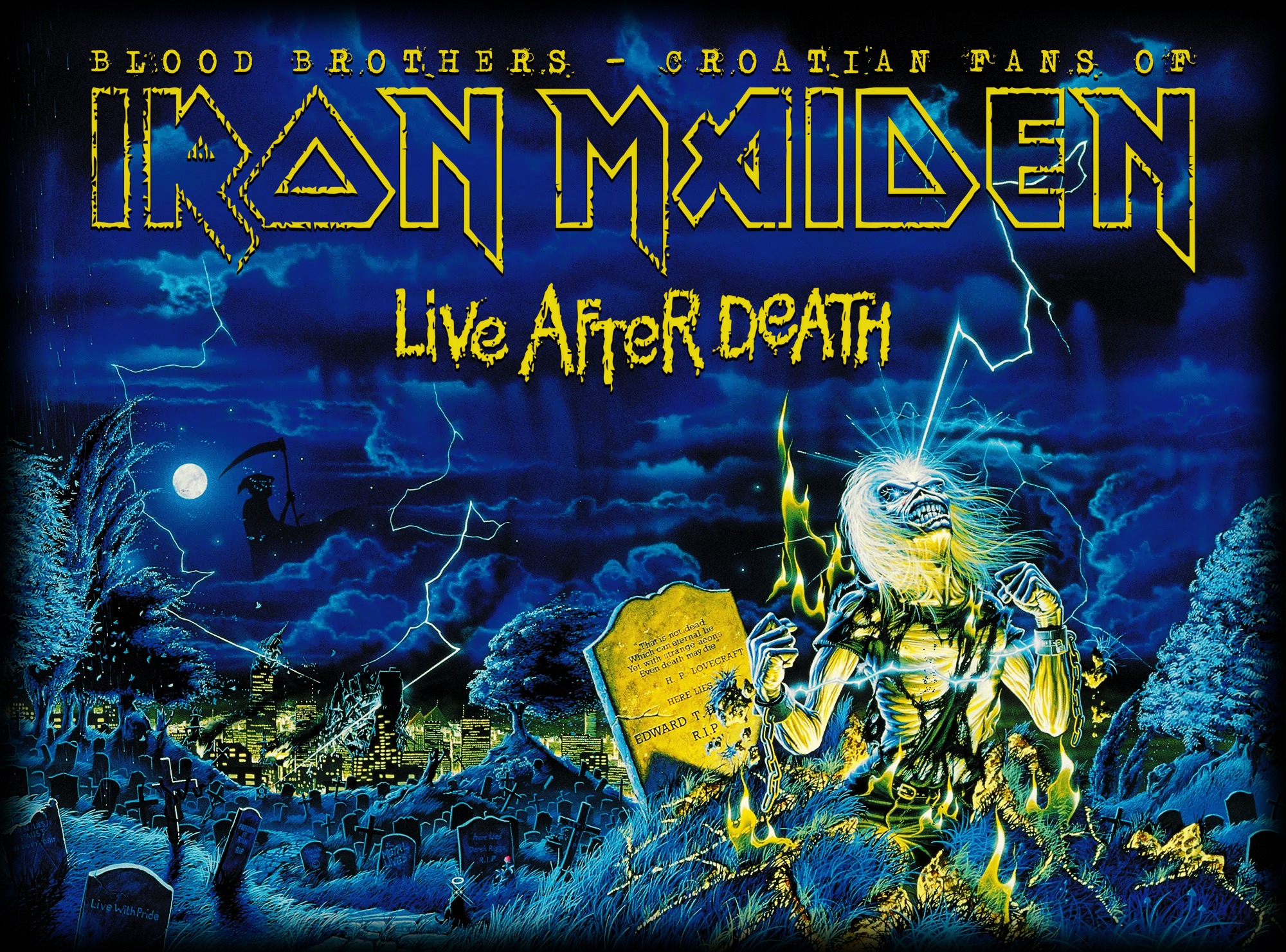 Iron Maiden's live album Live After Death released