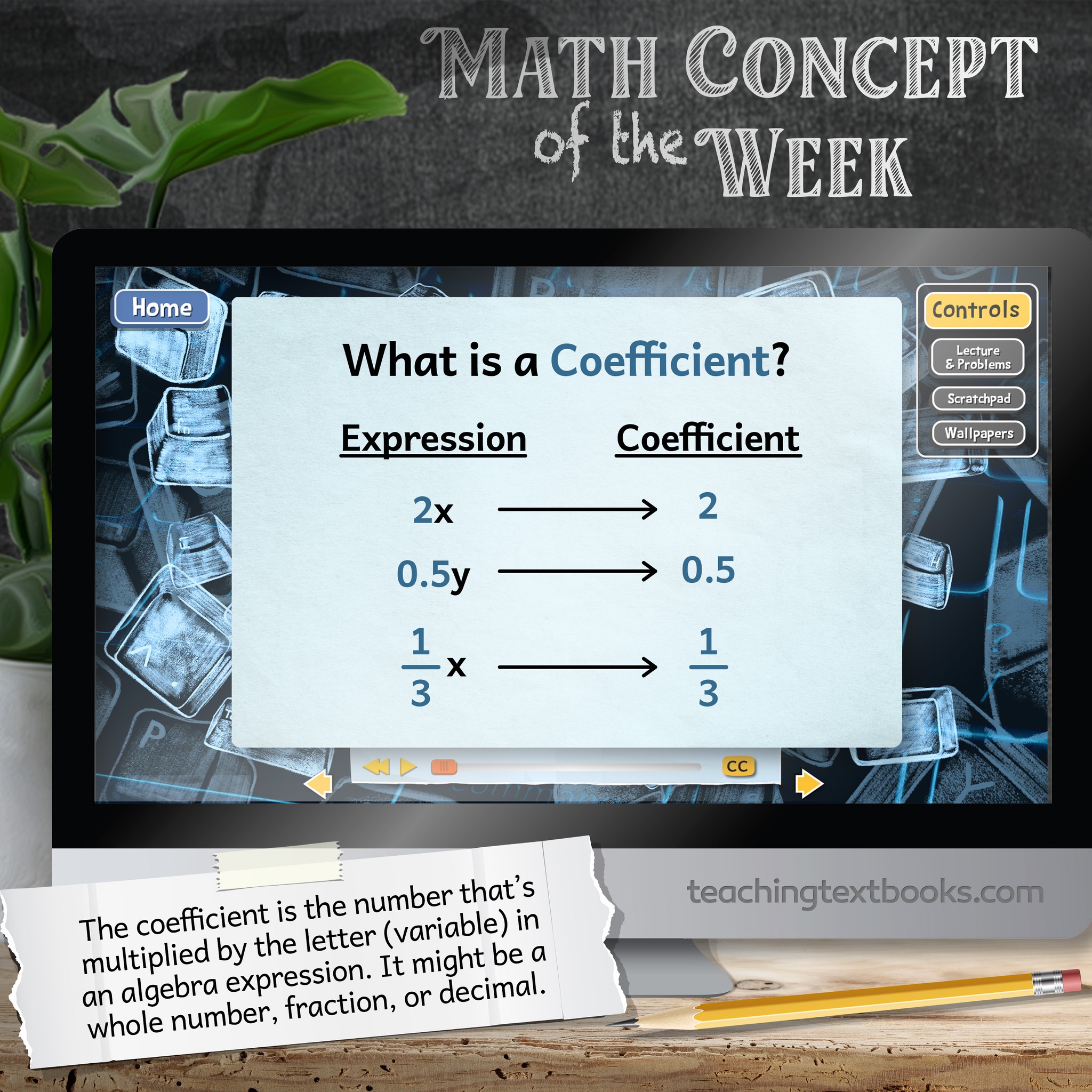 Understanding coefficients helps... - Teaching Textbooks | Facebook