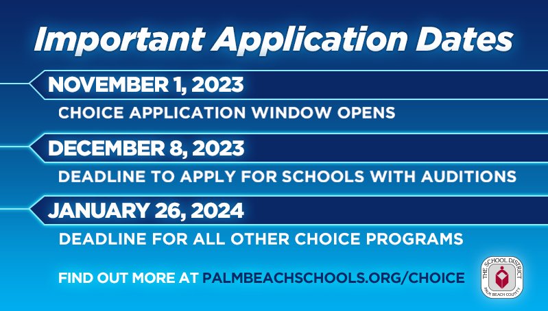 🌟📚🎉 The Choice... - The School District of Palm Beach County | Facebook