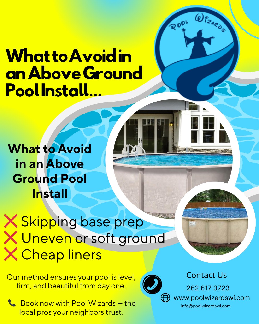Pool - FACT: Above ground pools with a proper base last years longer. A ...