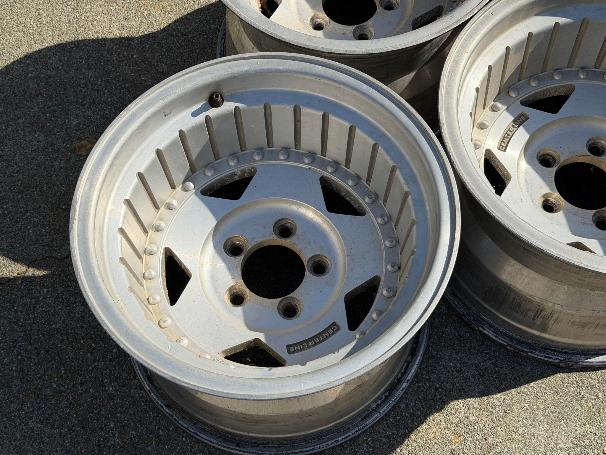 Vintage Center Line Aluminum Wheels – 15” – 5×4.75 GM Bolt Pattern (Set ...