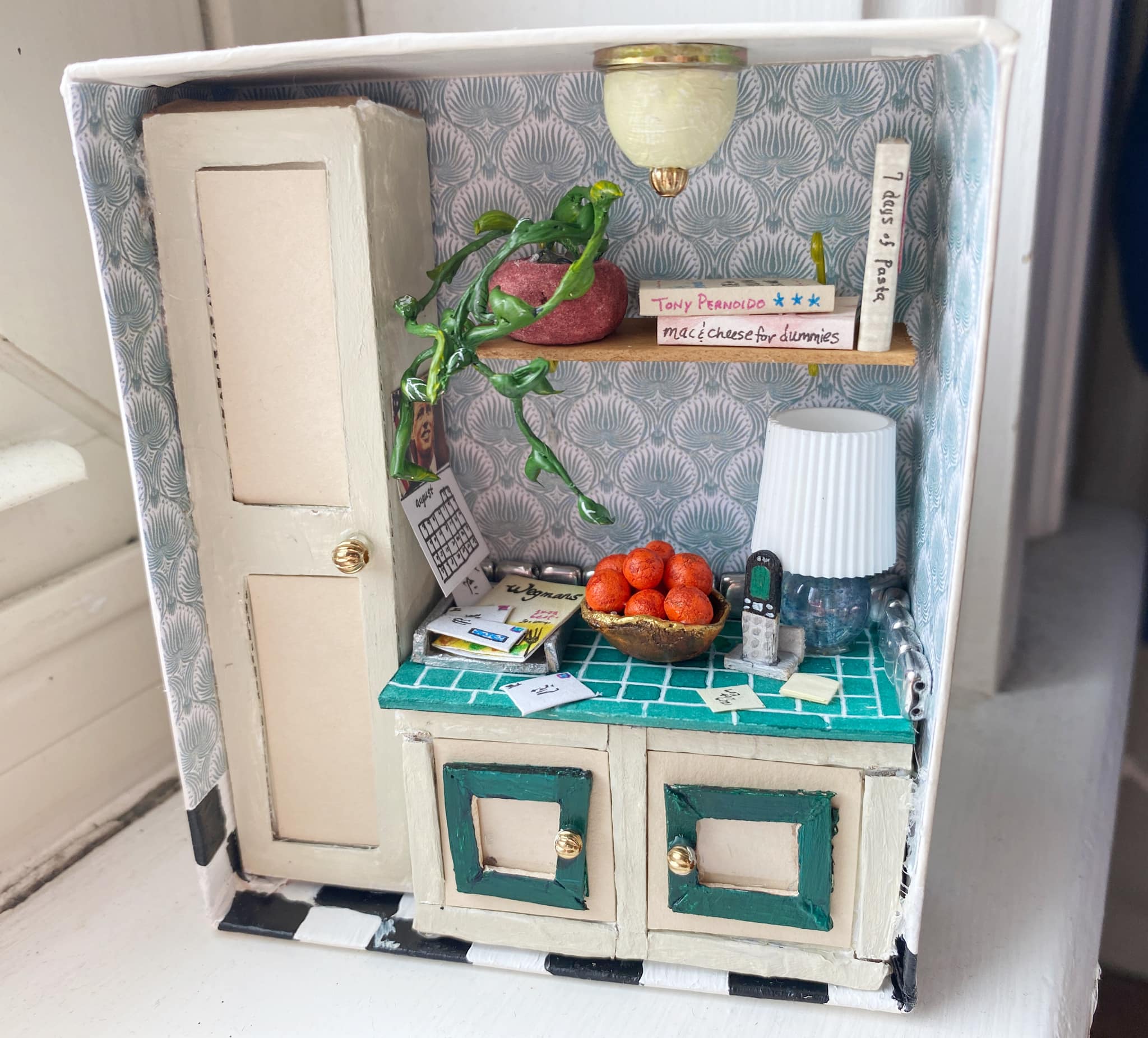 Miniatura Armadietto In Legno Per Casa Delle Bambole – Scala 1:12 – Non Dipinto – Fai Da Te - Foto 5