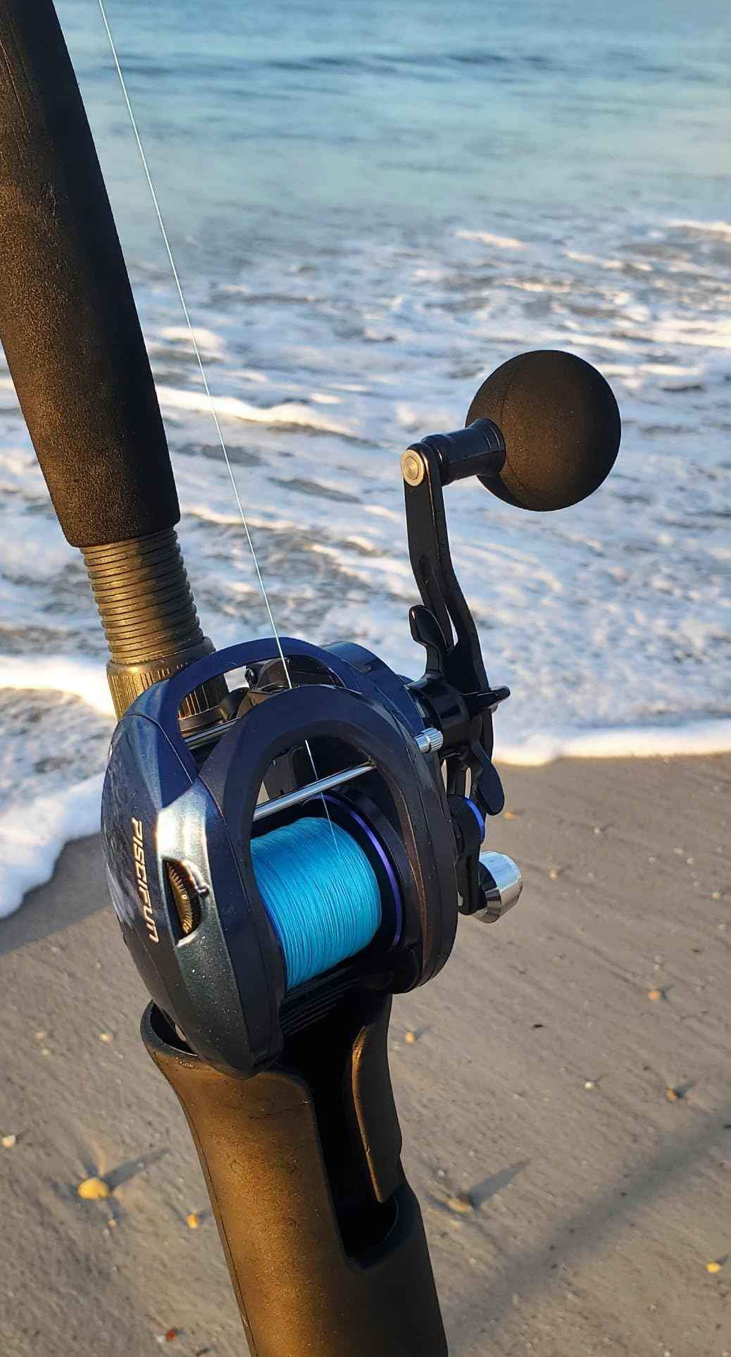 baitcast reel gear ratio range Torrent Baitcasting 18Lbs Max Drag 7.1:1 & 5.3:1 — Bigger Fishing ABU GARCIA LOWPROFILE BLUEMAX Reaction Tackle ReactCast Baitcasting 20% Eligible Discount Style:Offset Silver Arm/39mm EVA Silver Cap