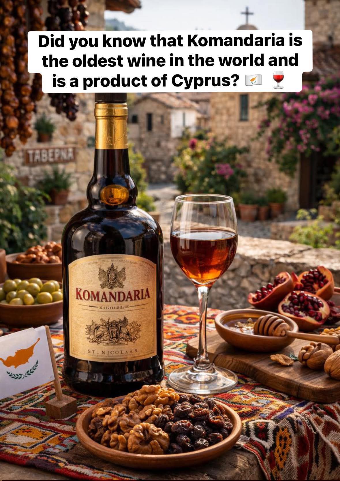 Honorary - Commandaria is actually the oldest wine in the world, with ...
