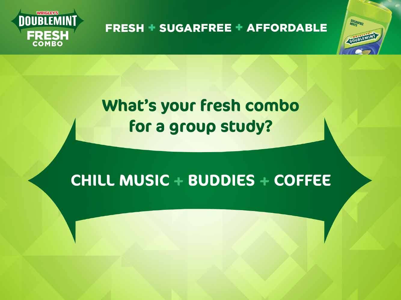 Doublemint Philippines - Let's start the Fresh Combo! Remember, answer ...
