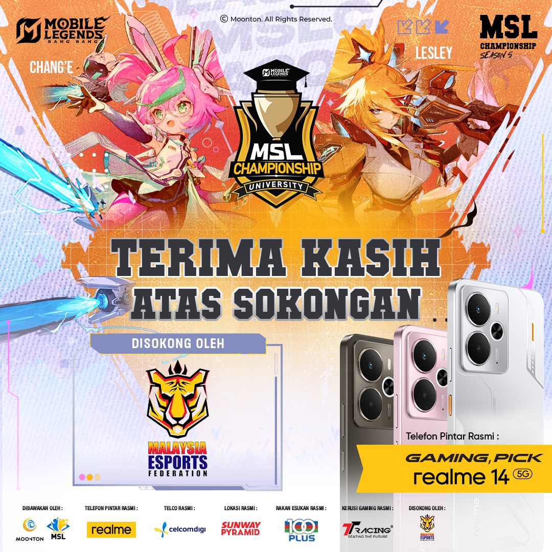 Mobile - TERIMA KASIH MALAYSIA ESPORTS FEDERATION! ] 