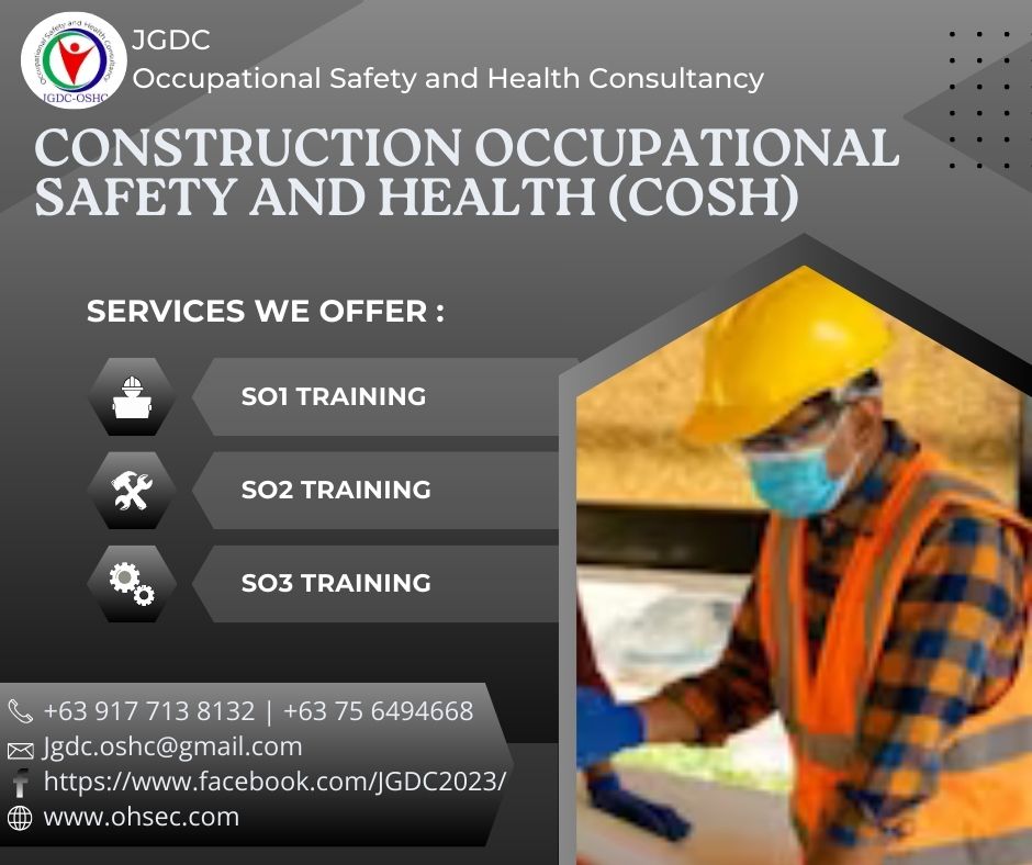 🚧... - JGDC OSHC - Occupational Safety and Health Consultancy | Facebook