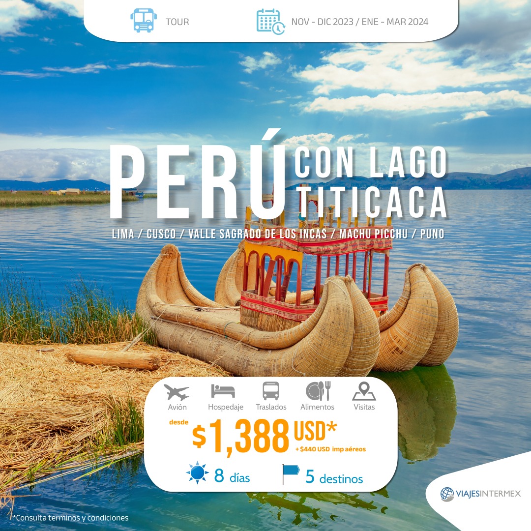 Viajes Intermex - 🦙🚣El lago Titicaca se extiende por la... | Facebook