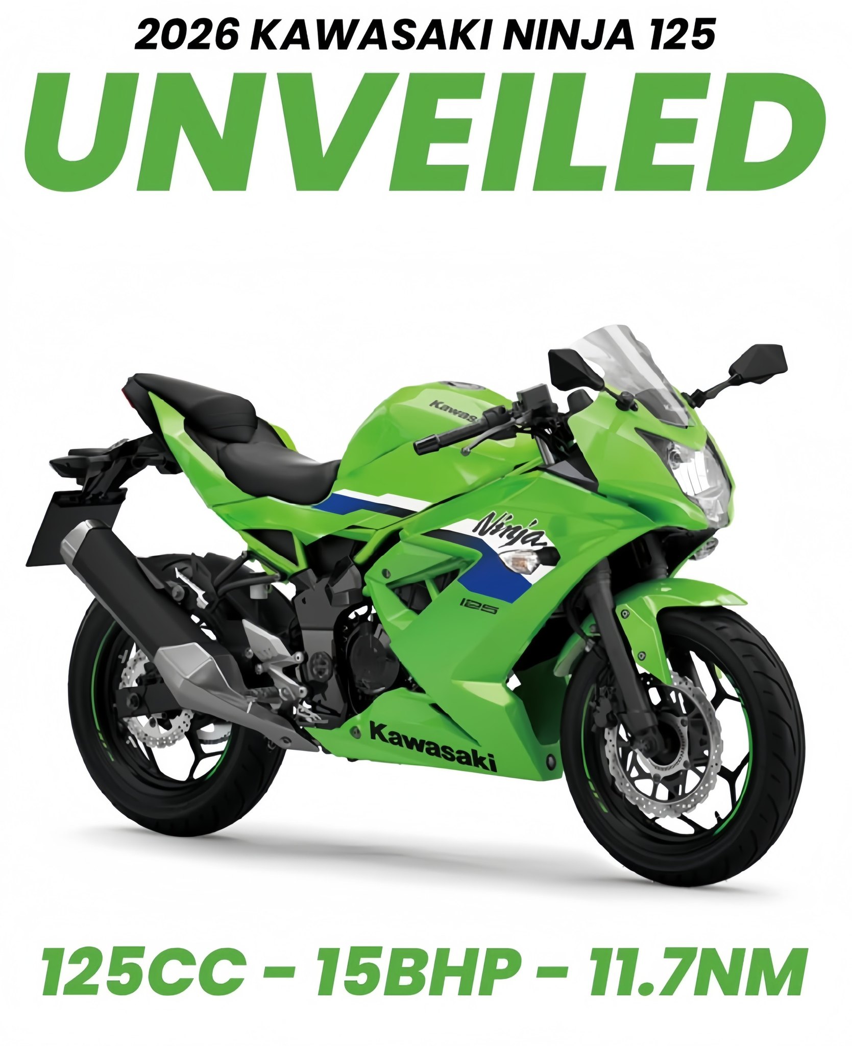 The A1-friendly Ninja 125 is the perfect introduction to the
