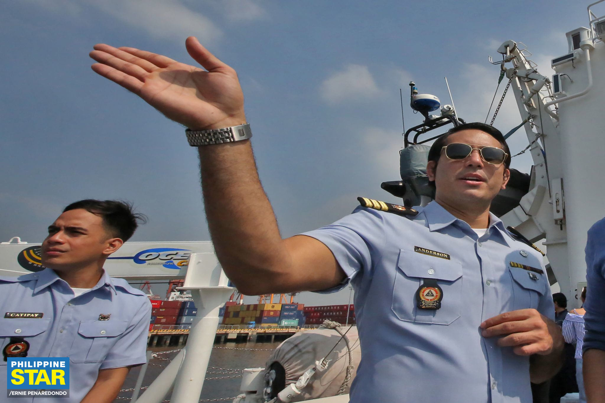 Philippine - Actor and Philippine Coast Guard (PCG) auxiliary officer ...