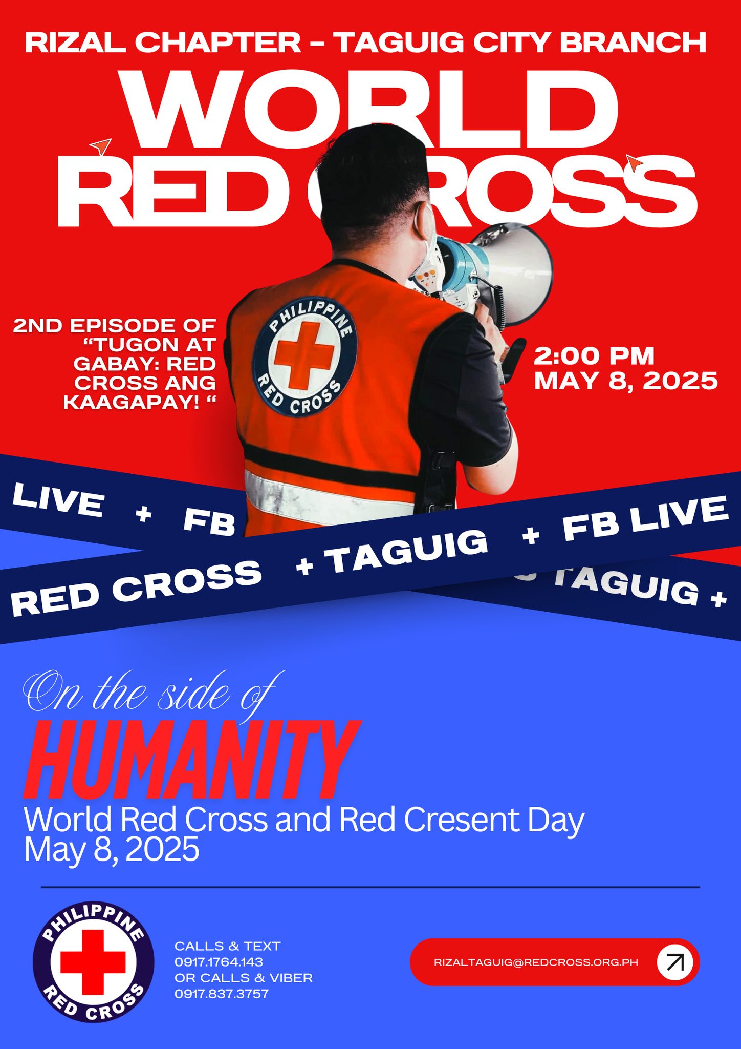 Philippine - WORLD RED CROSS AND RED CRESCENT DAY 2025 ️ “On the Side ...