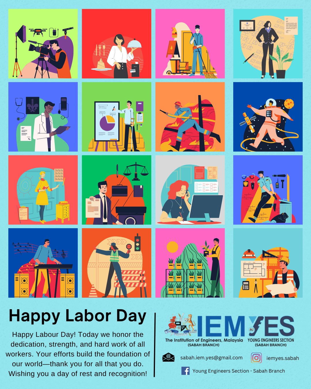 Young - 🎉 Happy Labour Day from IEM YES Sabah! Today, we celebrate the ...