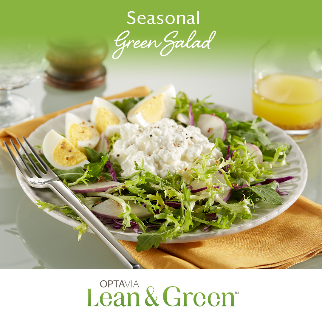 lean and green salad dressing Simple, quick, nutritious ONE serving, this NEW & recipe checks all the boxes! A seasonal bed of veggies topped with lean protein and a homemade mustard vinaigrette. Don't like size-2t