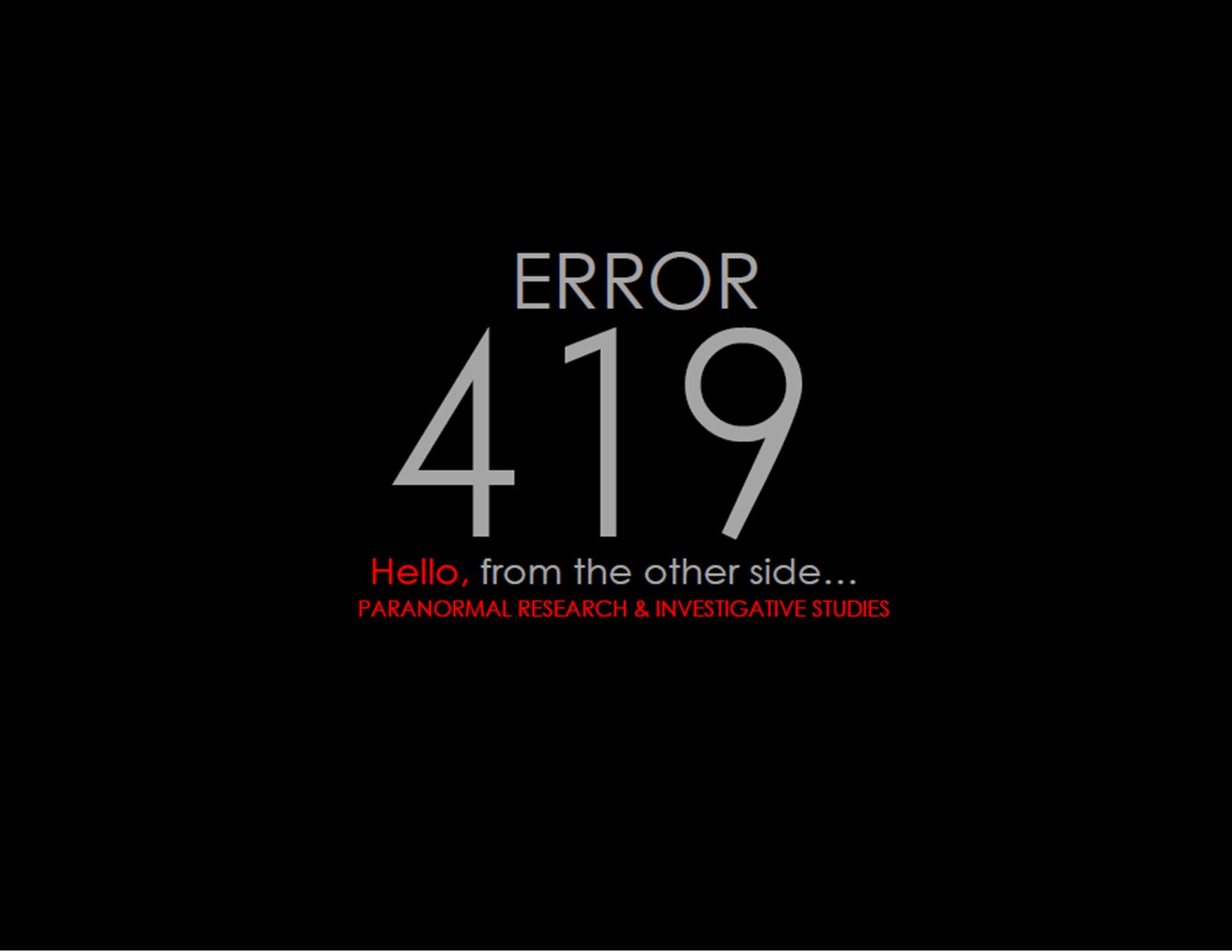 Error 419