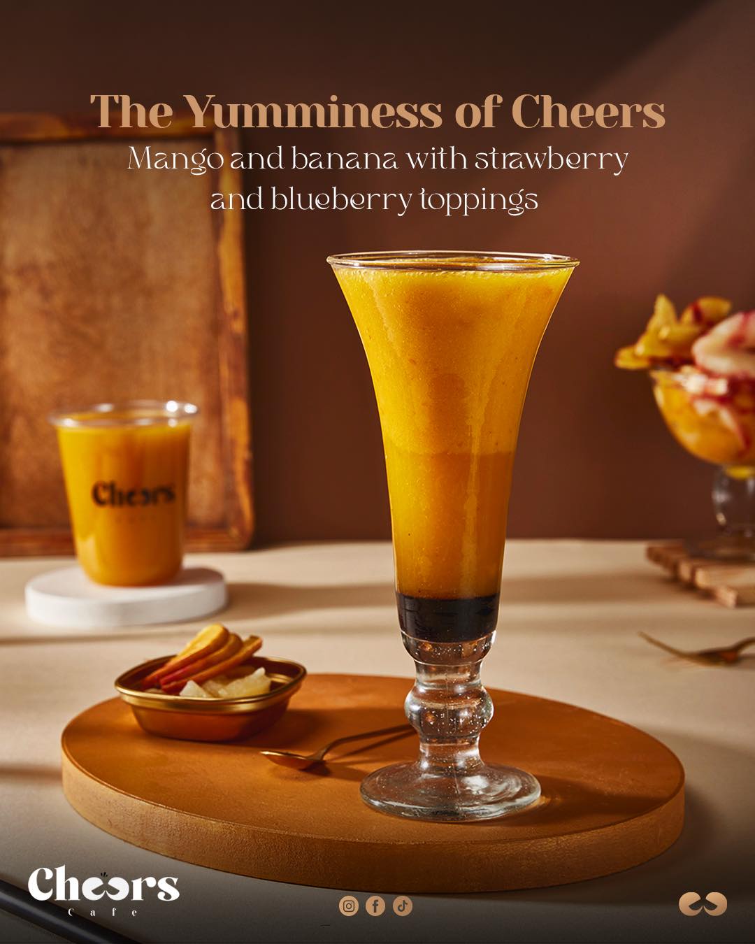 Cheers - Taste the Tropical Bliss!🧡 A refreshing blend of mango and ...