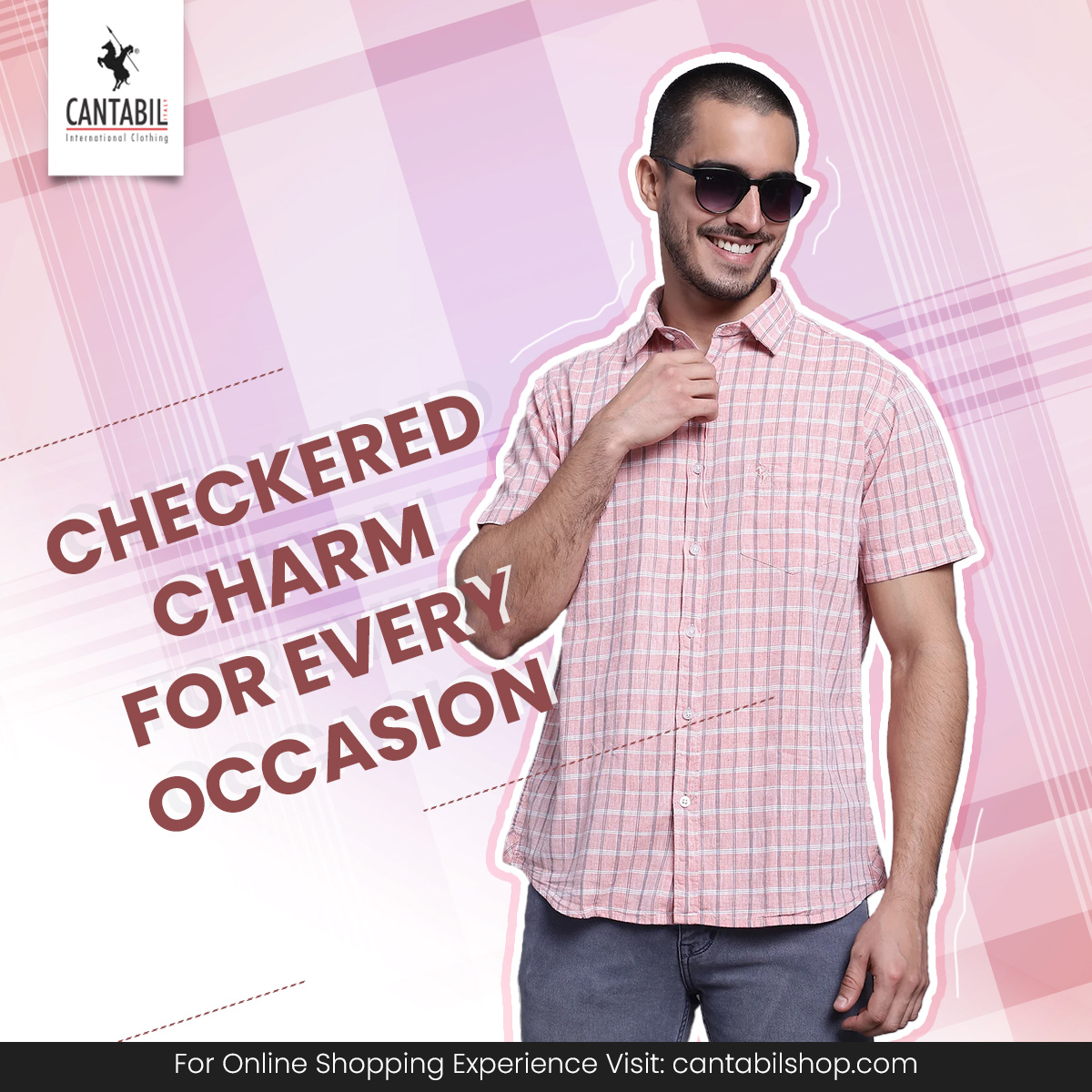 Switch up your look with a checkered shirt. #montecarlo #shirt
