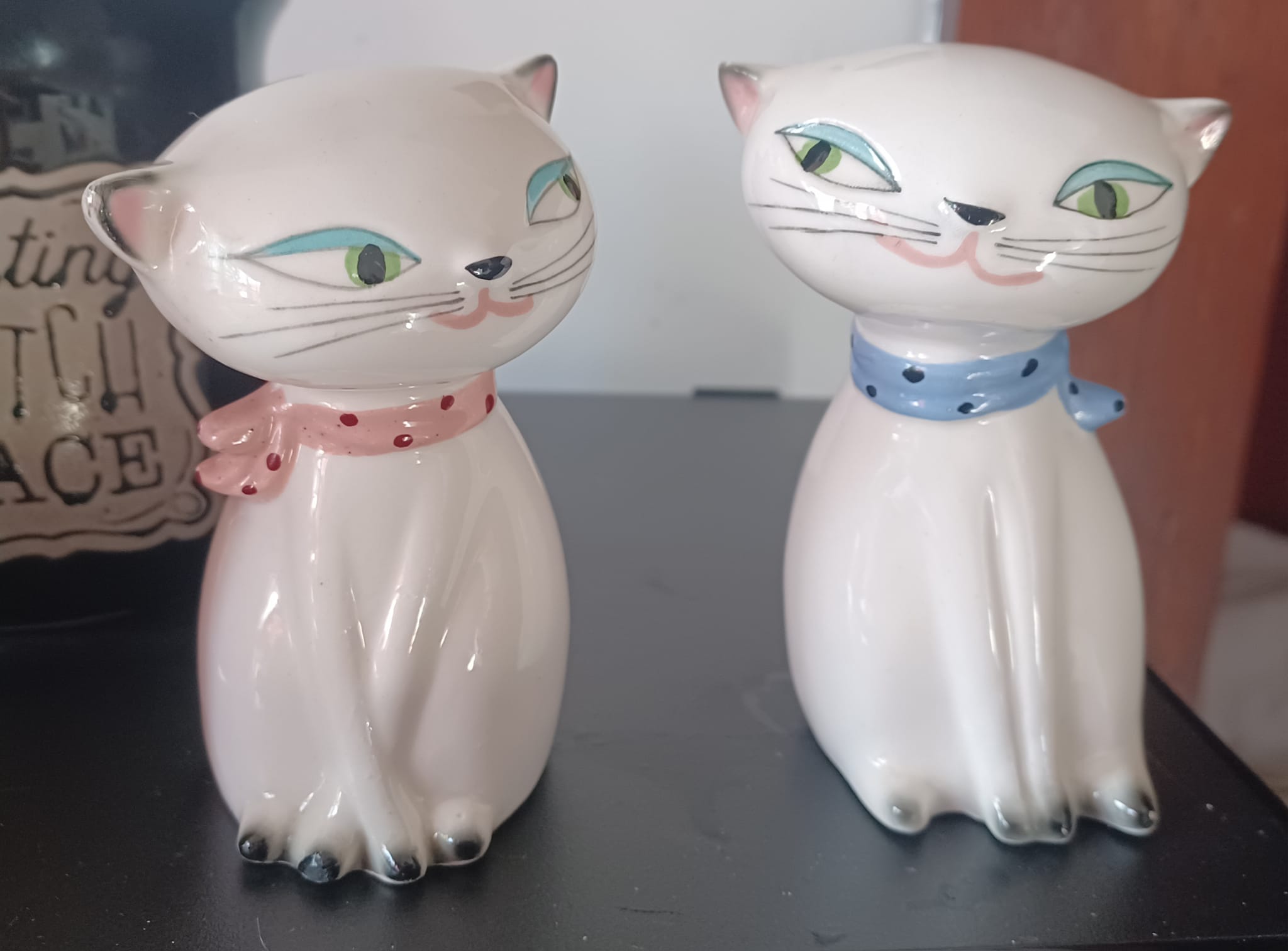 Rare Find of Holt Howard 1958 Cozy Kittens Salt & Pepper Shakers
