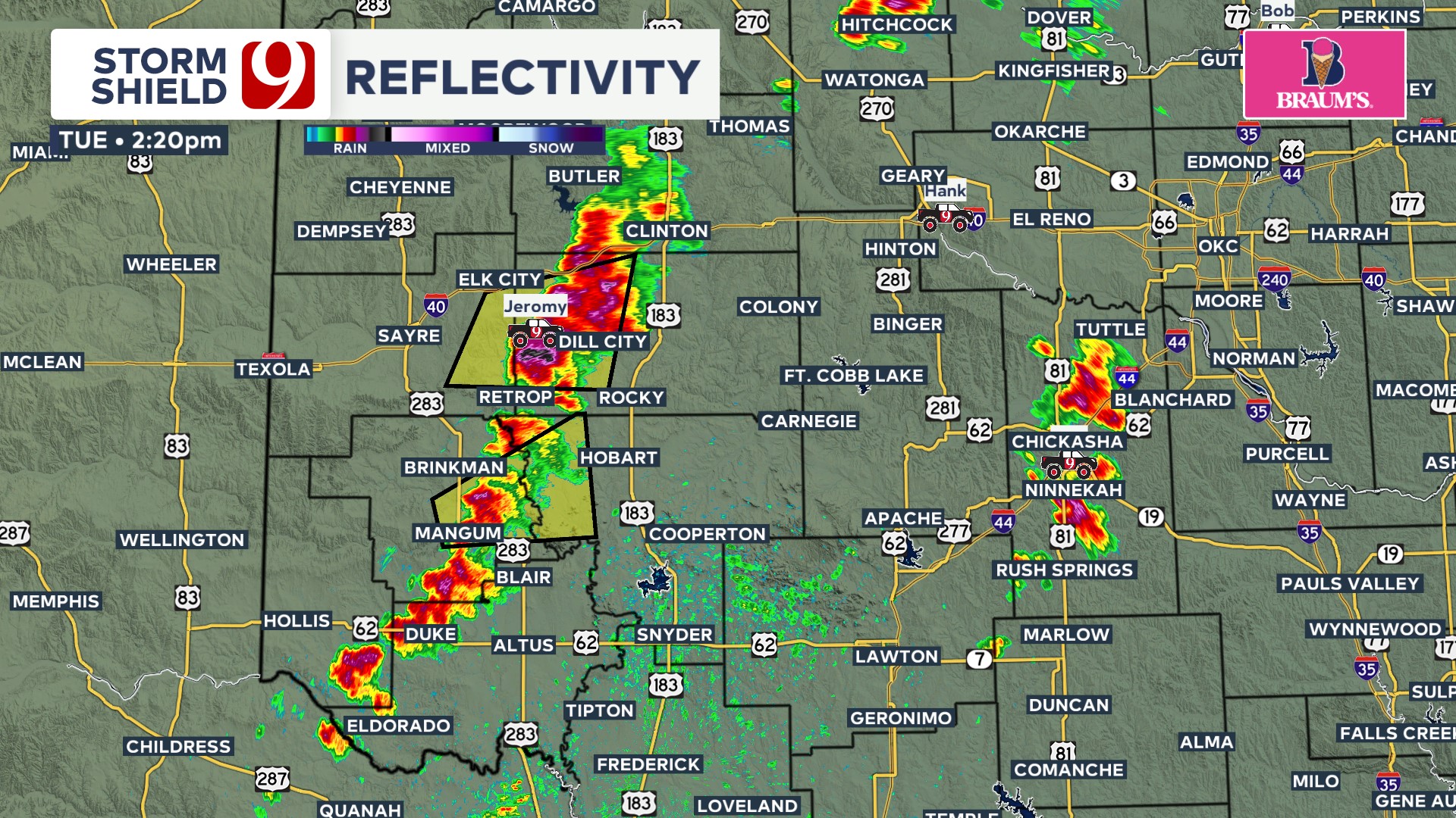 Meteorologist - 2:22 PM Update: Showers and storms are continuing to ...