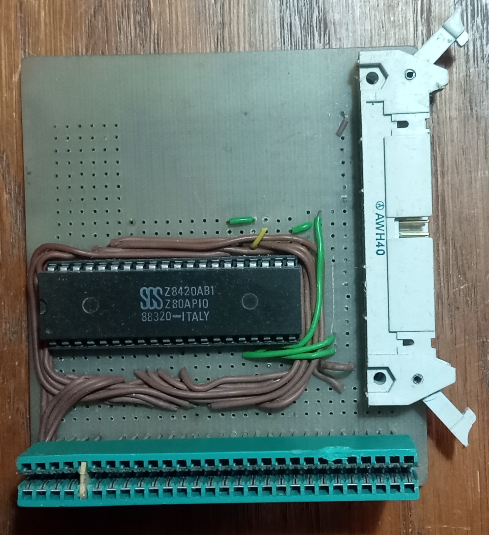 From the instructions on how to build a ZX80