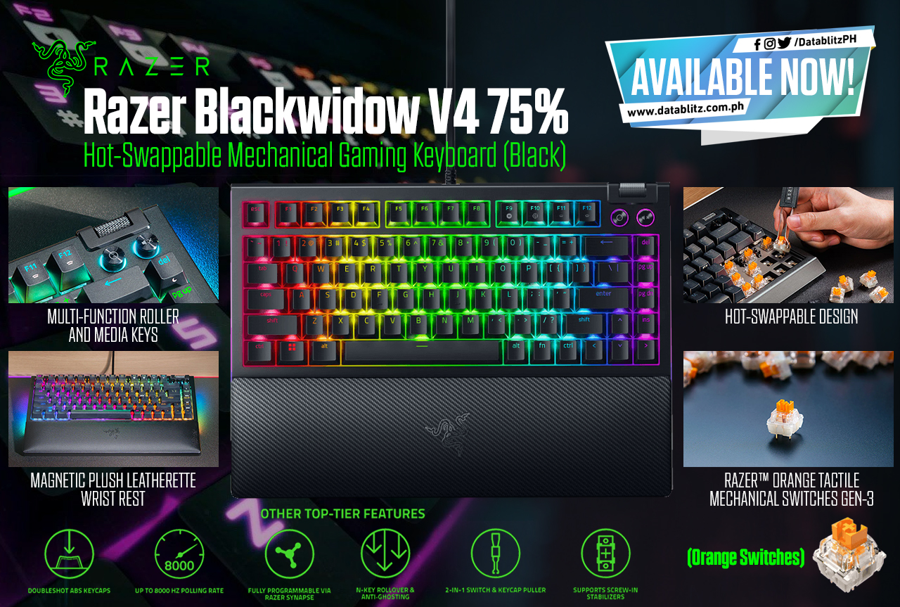 DataBlitz - SWAP OUT. SWAP IN. GAME ON. Razer Blackwidow... | Facebook