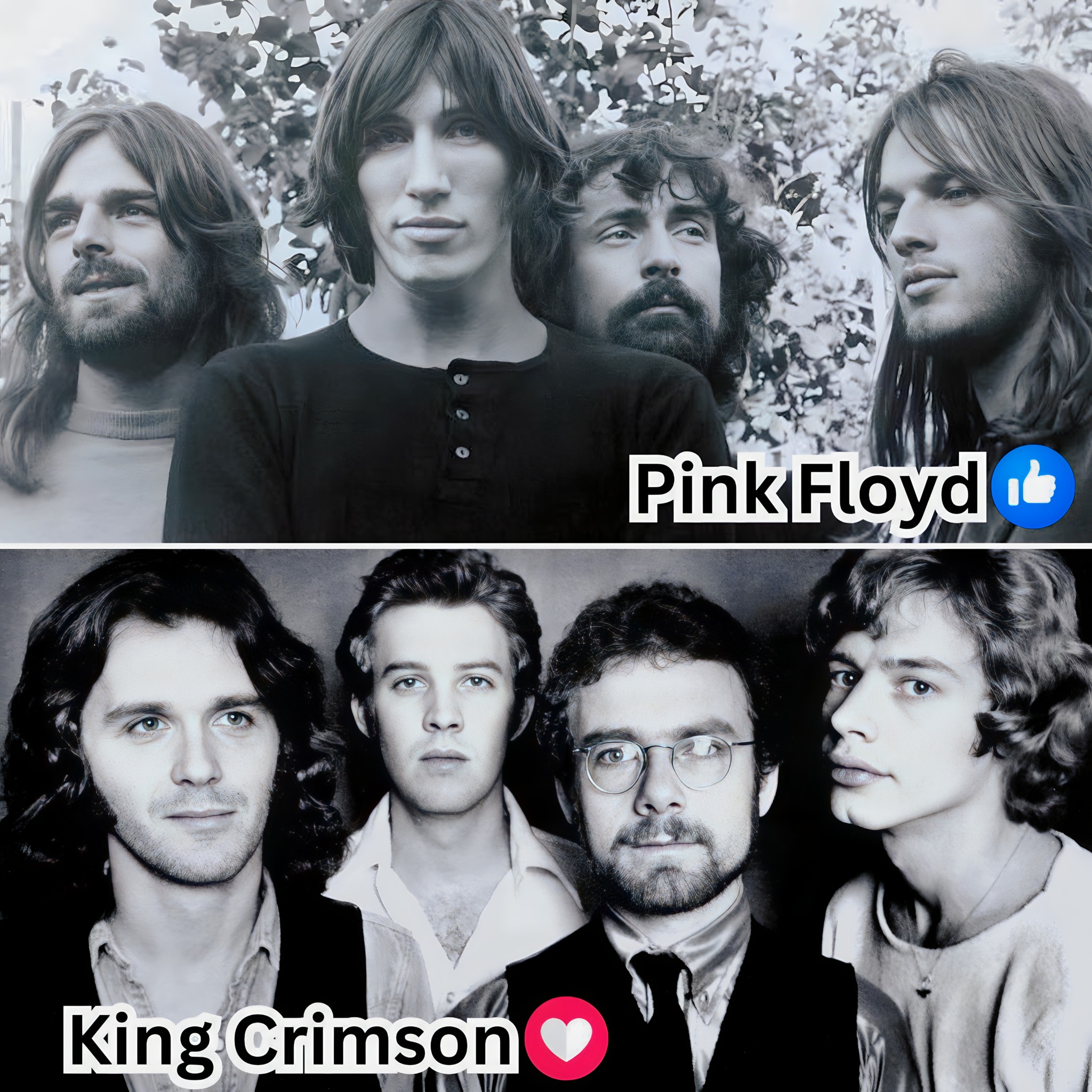 Pink Floyd Vs King Crimson 🤘❤️