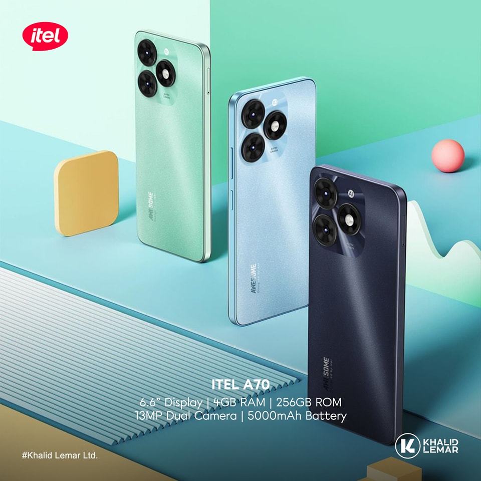 🚀itel A70 has a great 256GB memory, so you don't have to worry