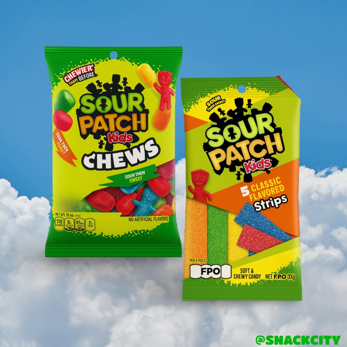 SnackCity - New SourPatchKids Chews & Stripes 💥 . . .... | Facebook