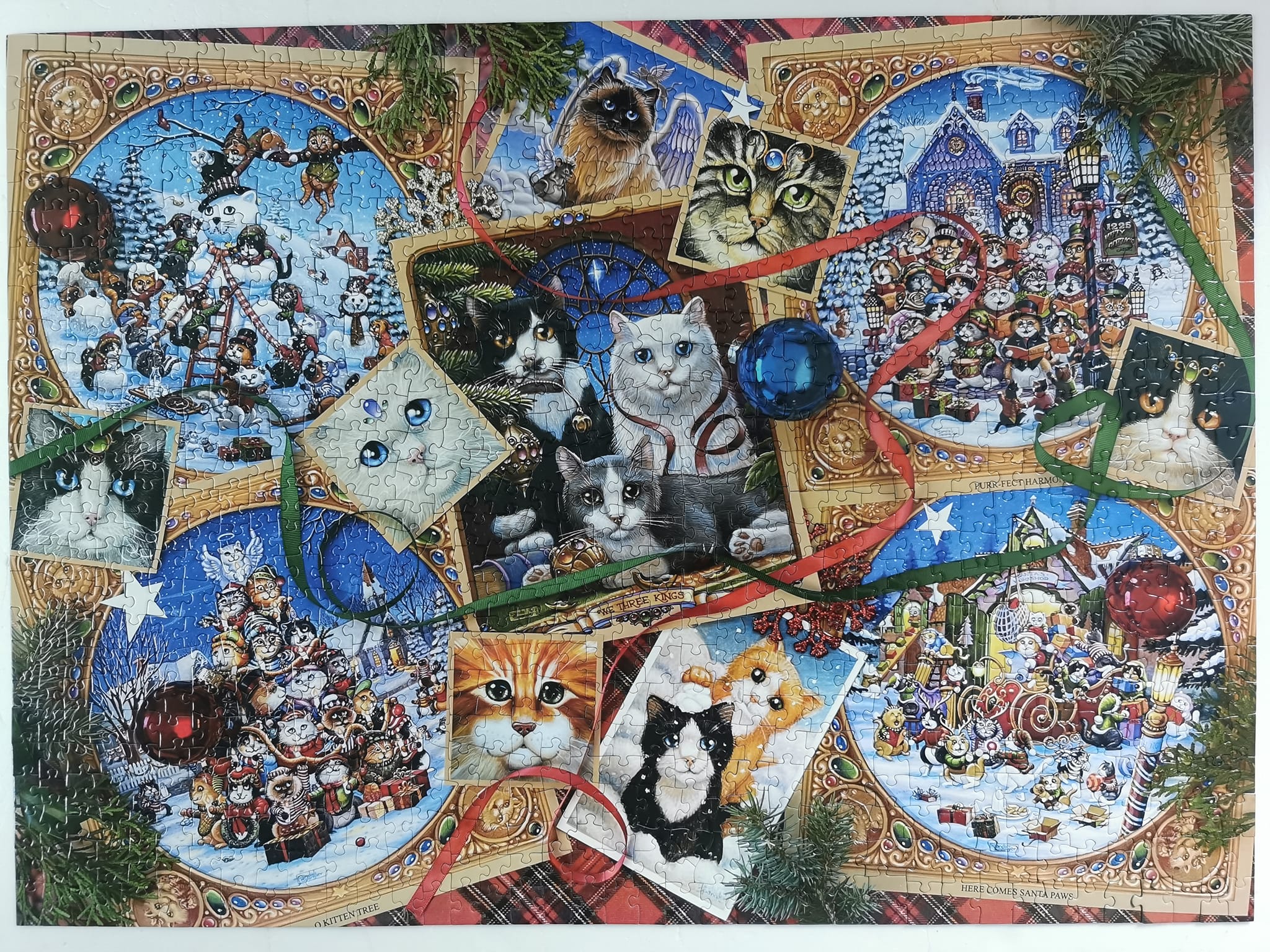 10 piece Cats Meow Christmas Village 田 ES1 BAKERY 製品製な製 環脂