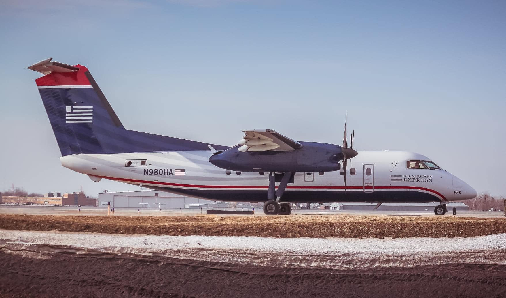 Express Dash 8 N839EX at LGA in 2000 | New York City, NY