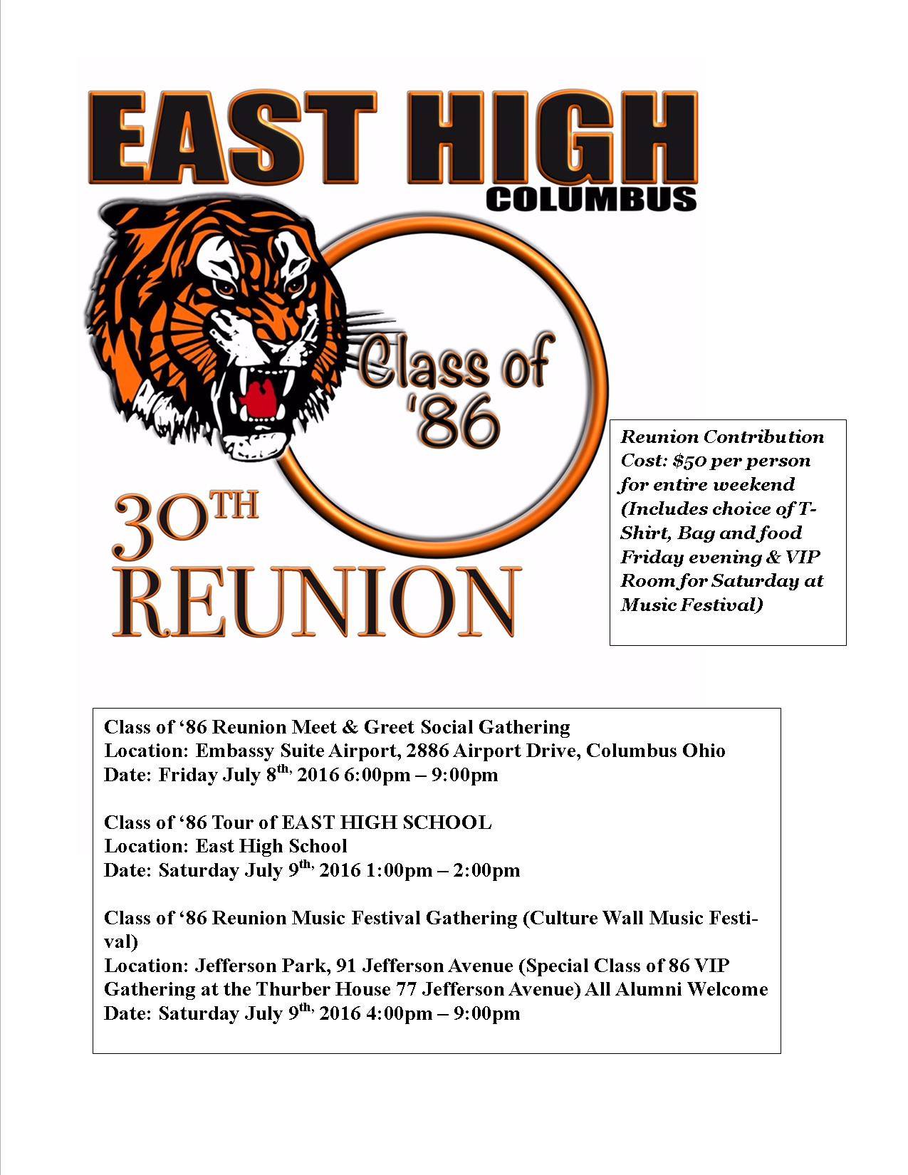 East High Class... - East High Class of 1986, Columbus Ohio