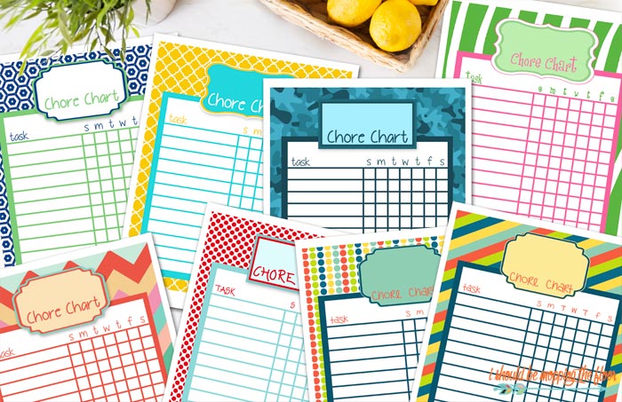 These free printable chore... - I should be mopping the floor | Facebook