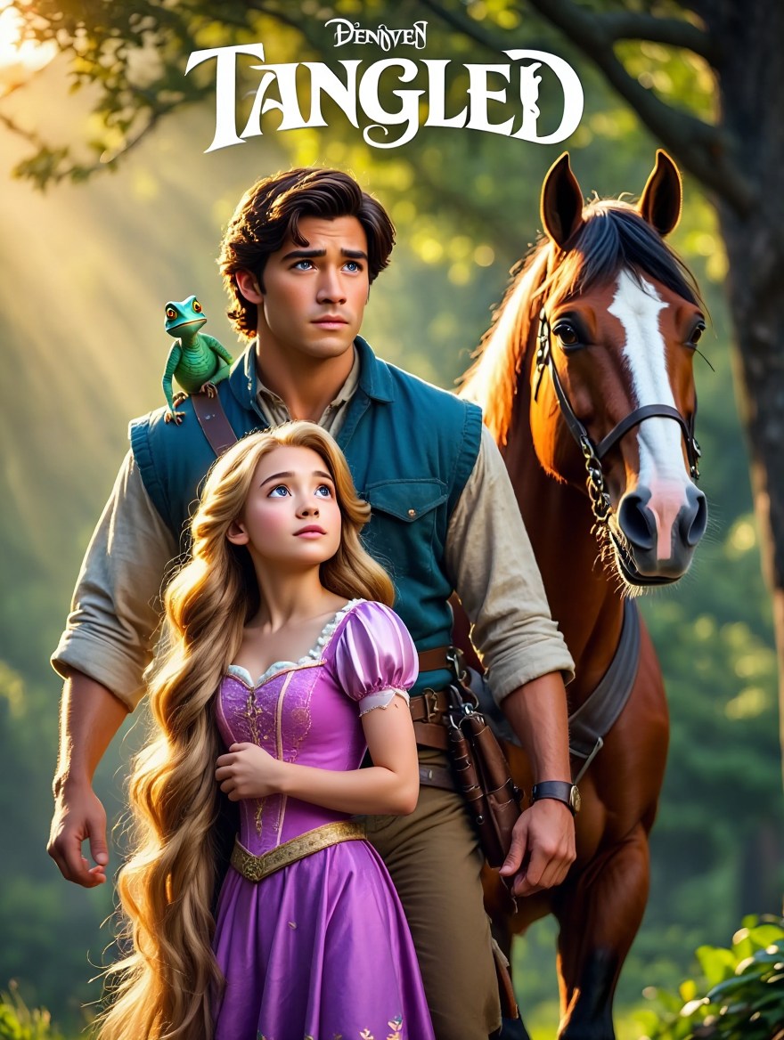 Movies - 🎬 Tangled Live Action (2026) 🌟 Plot Summary: In this stunning ...