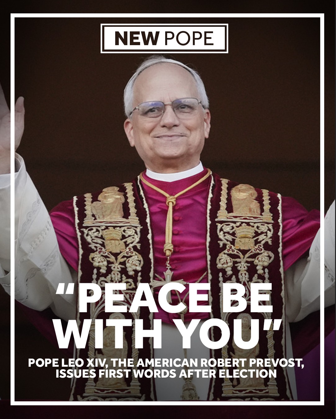 WESH - In his first words, Pope Leo XIV, the American Robert Prevost ...