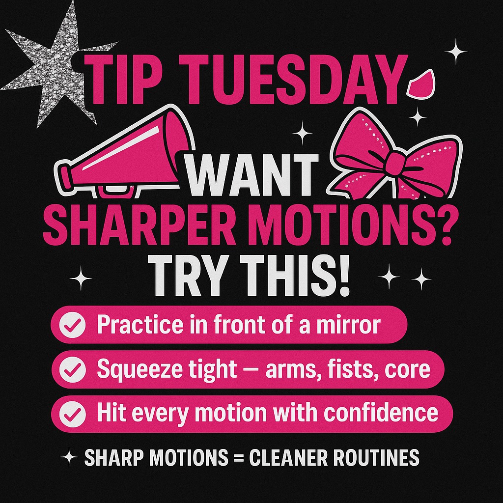 Sharp motions =... - CATEGORY 5 CHEER and EMPOWERMENT | Facebook