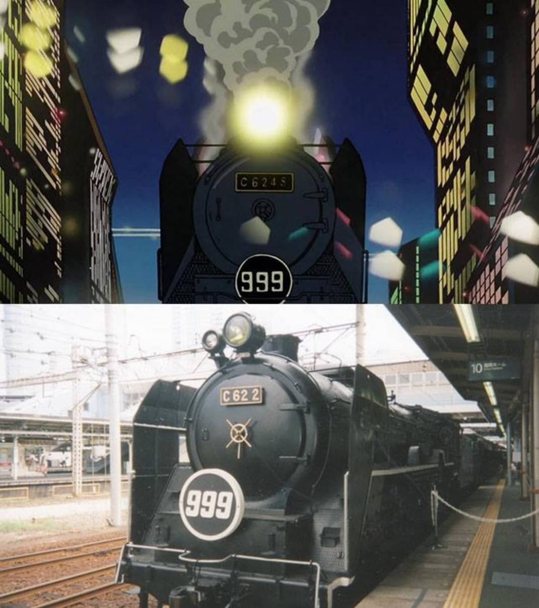 C62 2 steam locomotive in Galaxy Express 999