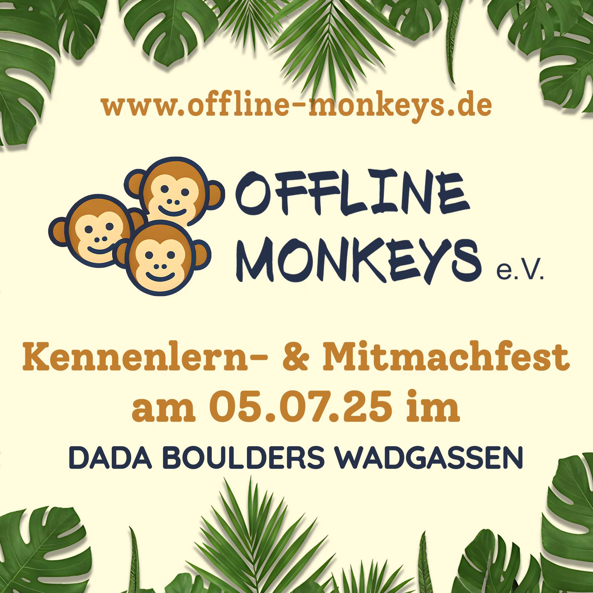 Offline Monkeys e. V. – Kennenlern- & Mitmachfest