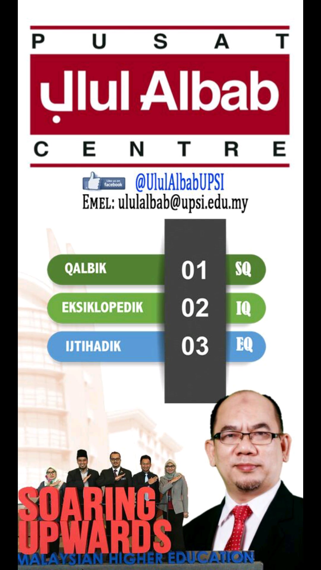 Pusat Ulul Albab Upsi Komponen Atau Enjin Utama Ulul Albab Adalah Qei Qalbik Ensiklopedik Dan Ijtihadik Apakah Maksud Qei Nantikan Ulasannya Anda Berminat Bersama Kami Jom Sertai Kami Dalam Edisi Sulung
