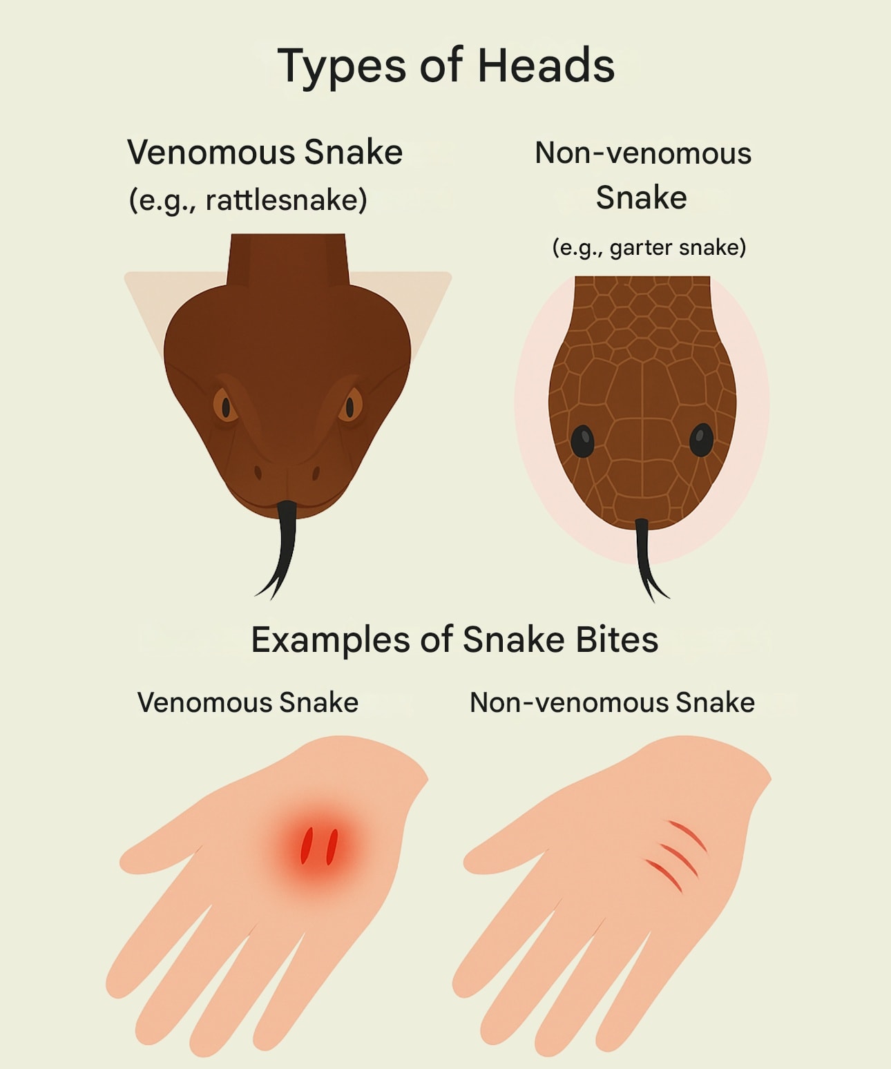 GreenThumb - How to Tell Venomous and Non-Venomous Snakes Apart — and ...