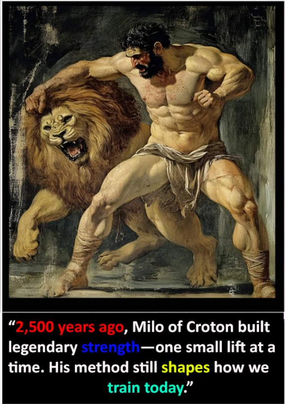 Past - Nearly 2,500 years ago, the Greek wrestler Milo of Croton was ...