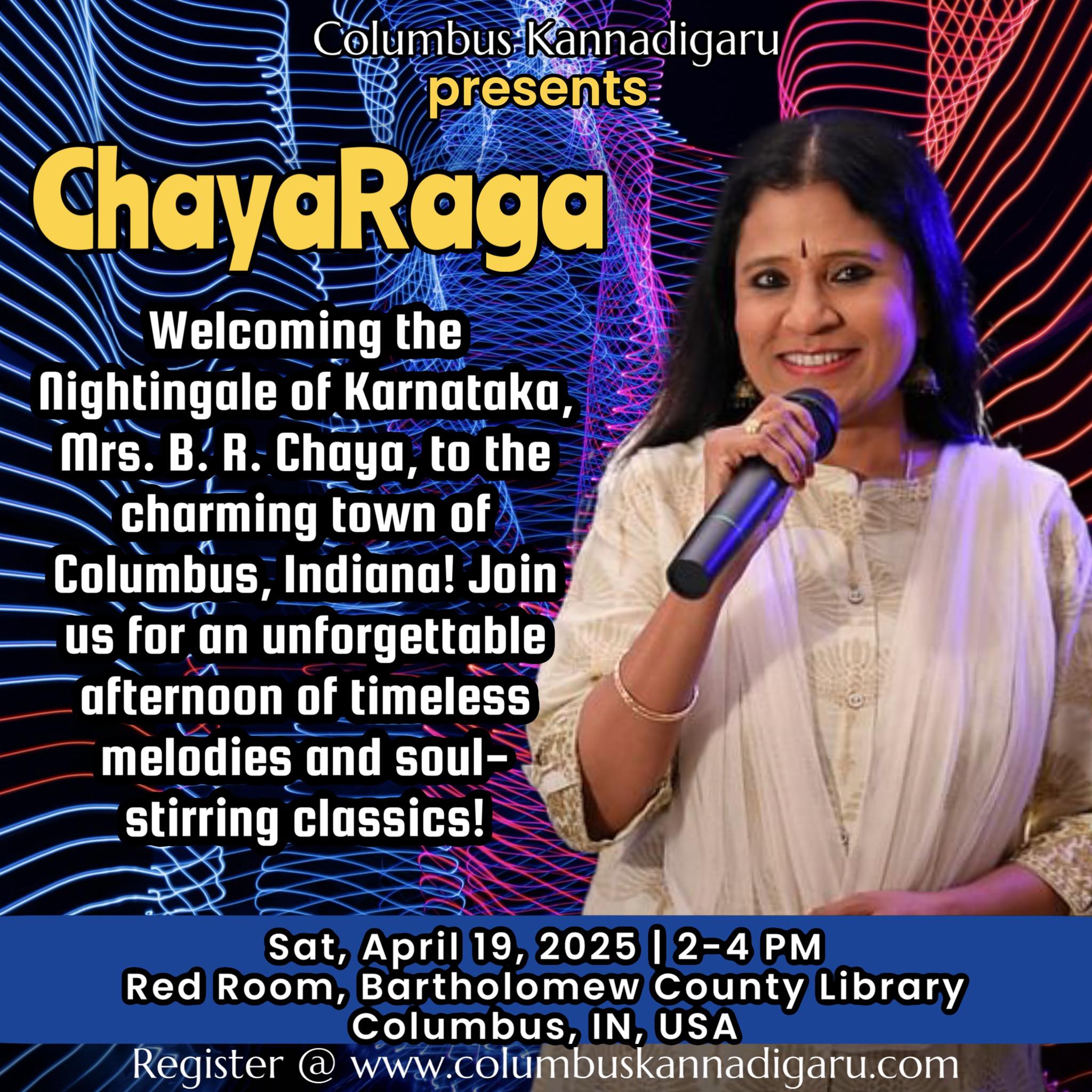Columbus - Columbus, IN welcomes Mrs. B.R. Chaya and Mr. Padmapani ...