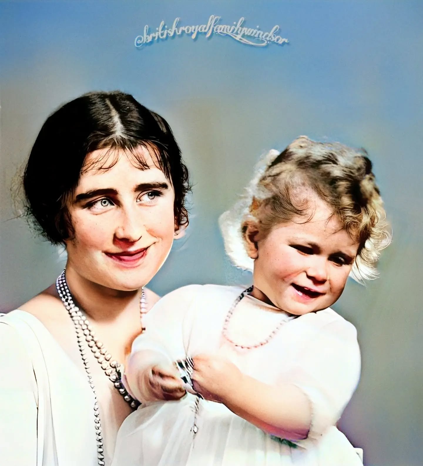 Adelbert - ~ Colored portrait of the late Her Majesty Queen Elizabeth ...