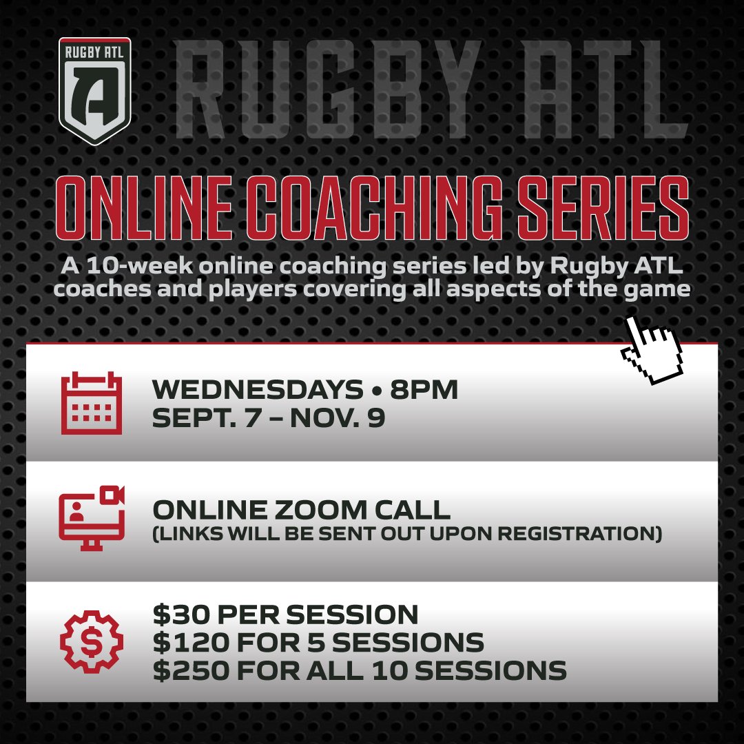 Rugby ATL - Introducing our NEW Online Coaching Series!... | Facebook